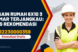 Desain Rumah 6×10 3 Kamar Terjangkau: Tips Rekomendasi