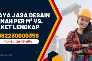 Biaya Jasa Desain Rumah Per m² vs. Paket Lengkap