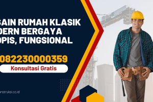 Desain Rumah Klasik Modern Bergaya Tropis, Fungsional