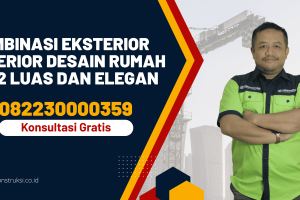 Kombinasi Eksterior Interior Desain Rumah 9 x 12 Luas dan Elegan