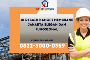 10 Desain Kanopi Membrane Jakarta Elegan dan Fungsional