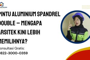 Pintu Aluminium Spandrel Double – Mengapa Arsitek Kini Lebih Memilihnya?