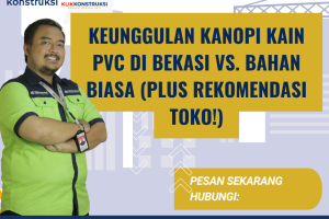 Keunggulan Kanopi Kain PVC di Bekasi vs. Bahan Biasa (Plus Rekomendasi Toko!)