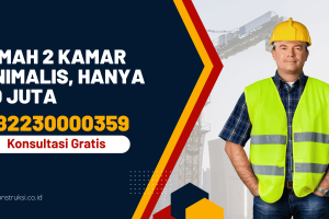 Desain Rumah 2 Kamar Minimalis, Hanya 100 Juta