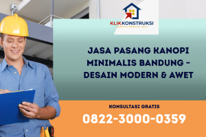 Jasa Pasang Kanopi Minimalis Bandung – Desain Modern & Awet
