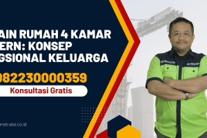 Desain Rumah 4 Kamar Modern: Konsep Fungsional Keluarga