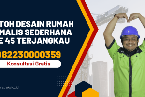 Contoh Desain Rumah Minimalis Sederhana Type 45 Terjangkau