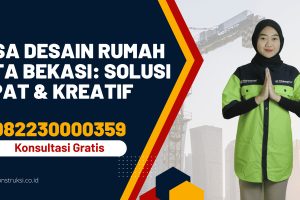 Jasa Desain Rumah Kota Bekasi: Solusi Cepat & Kreatif