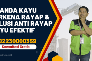 7 Tanda Kayu Terkena Rayap & Solusi Anti Rayap Kayu Efektif