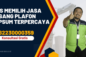 Tips Memilih Jasa Pasang Plafon Gypsum Terpercaya