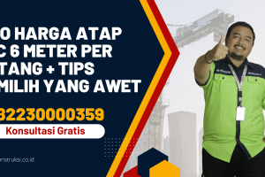 Info Harga Atap PVC 6 Meter per Batang + Tips Memilih yang Awet
