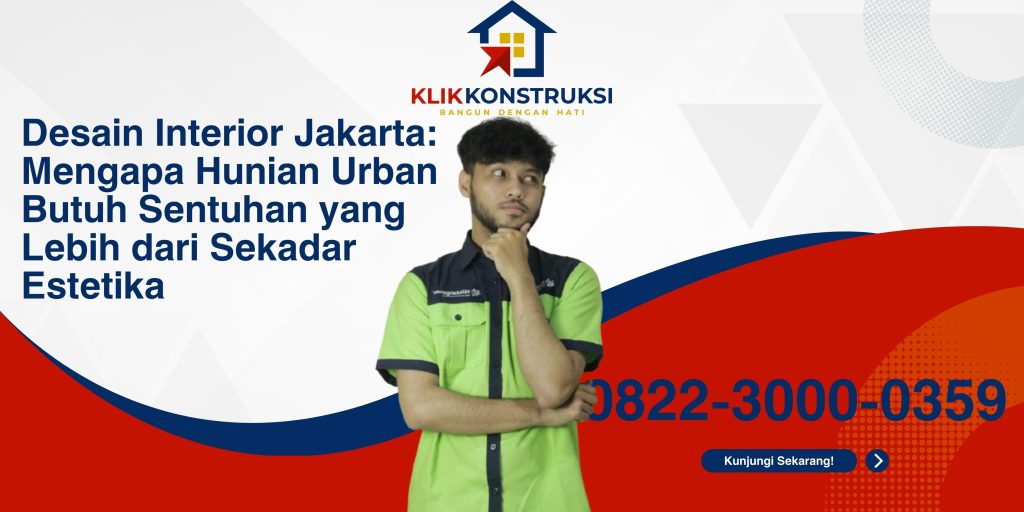 Desain Interior Jakarta: Mengapa Hunian Urban Butuh Sentuhan yang Lebih dari Sekadar Estetika