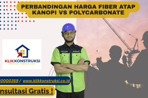 Perbandingan Harga Fiber Atap Kanopi vs Polycarbonate