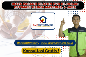 Biaya Pasang Plafon PVC di Jogja: Estimasi Harga Material + Jasa