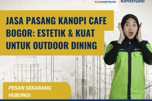 Jasa Pasang Kanopi Cafe Bogor: Estetik & Kuat untuk Outdoor Dining