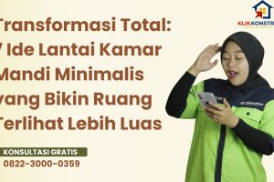 Transformasi Total: 7 Ide Lantai Kamar Mandi Minimalis yang Bikin Ruang Terlihat Lebih Luas
